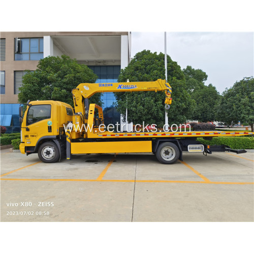 5ton 170HP Flatbed Wrecker with Crane